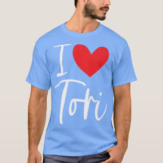 I Liebe Tori Name Personalisiert Girl Beste Freund T-Shirt