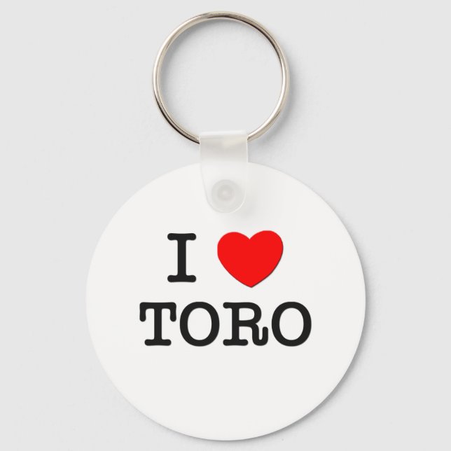 I Liebe Toro Schlüsselanhänger (Vorderseite)