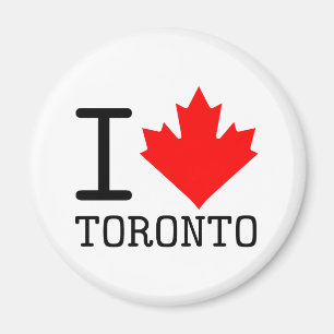 I Liebe Toronto Ontario Kanada Ahornleaf Magnet