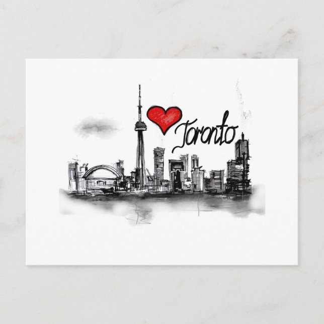 I Liebe Toronto Postkarte (Vorderseite)