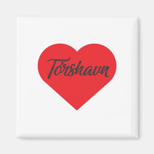 I Liebe Tórshavn - Färöer Magnet (Vorne)