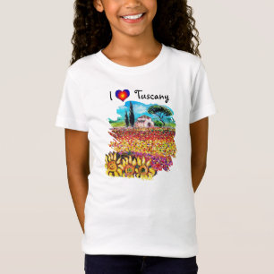 I LIEBE TOSKANA UND SONNENBLUMEN T-Shirt