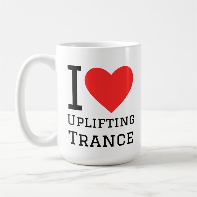 I. Liebe Trance stärken Kaffeetasse (Links)