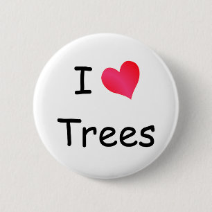 I Liebe Trees Button