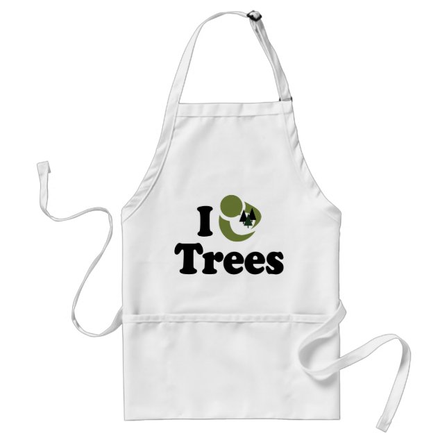 I Liebe Trees Schürze (Vorne)