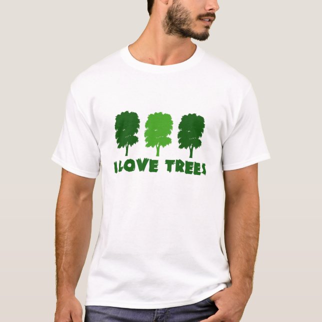 I Liebe Trees T-Shirt (Vorderseite)