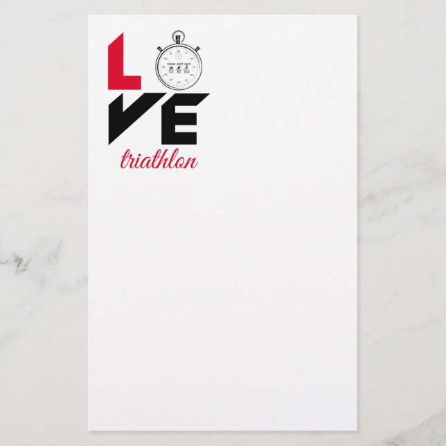 I Liebe Triathlon Flyer (Vorne)