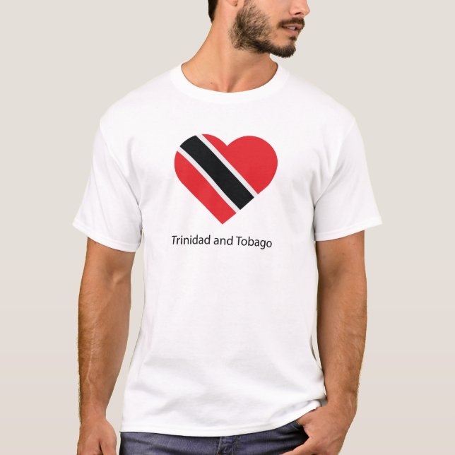 I Liebe Trinidad und Tobago T-Shirt (Vorderseite)