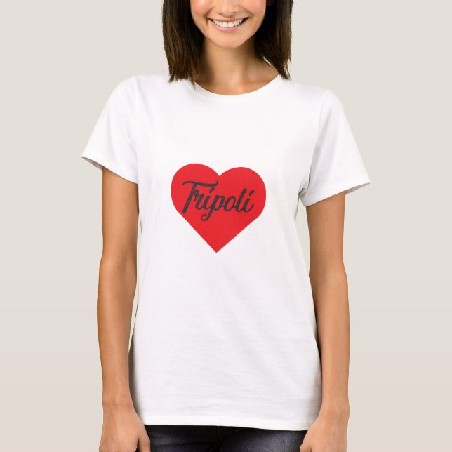 I Liebe Tripoli - Libyen T-Shirt (Vorderseite)