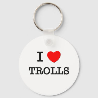 I Liebe Trolls Schlüsselanhänger