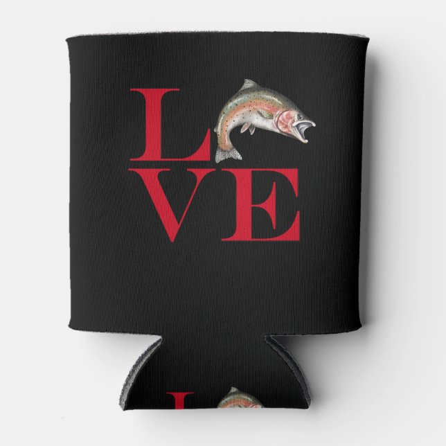 I Liebe Trout Dosenkühler (Vorderseite)
