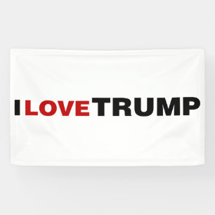 I Liebe Trump Banner
