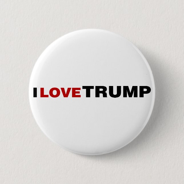 I Liebe Trump Button (Vorderseite)