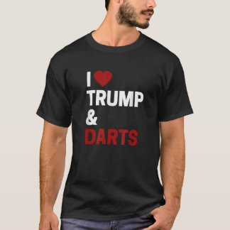 I Liebe Trump Darts Funny Darts Shirt