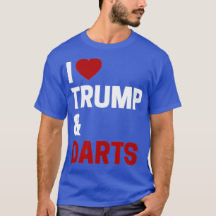 I Liebe Trump Darts Funny Darts Shirt