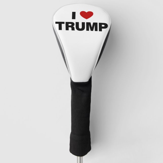 I Liebe Trump Golf Headcover (Vorderseite)
