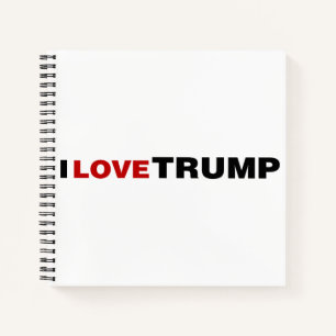 I Liebe Trump Notizbuch