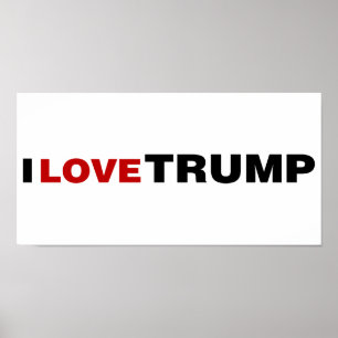I Liebe Trump Poster