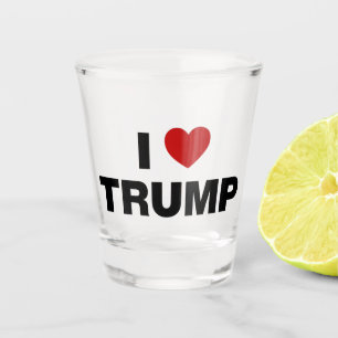 I Liebe Trump Schnapsglas