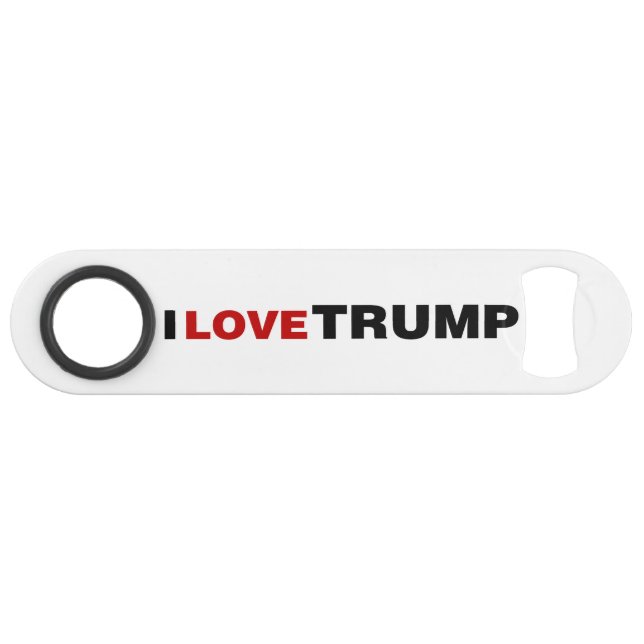 I Liebe Trump Speed Flaschenöffner (Vorderseite (Horizontal))