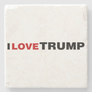 I Liebe Trump Steinuntersetzer