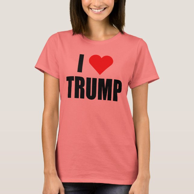 "I LIEBE TRUMP" T-Shirt (Vorderseite)