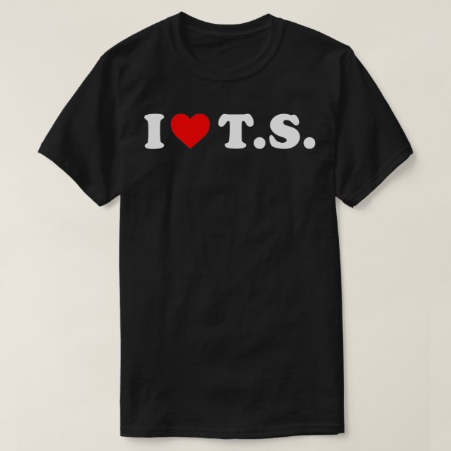 I LIEBE TS I HERZ T-Shirt (Design vorne)