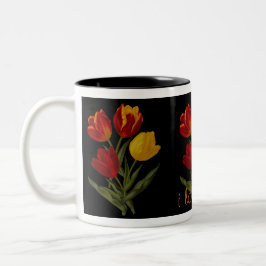 i Liebe Tulpe Tasse