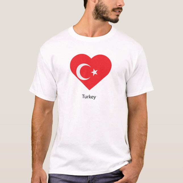 I Liebe Türkei T-Shirt (Vorderseite)
