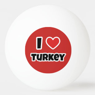 I Liebe Türkei Tischtennisball