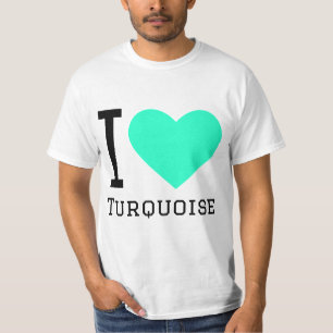 I Liebe Türkis T-Shirt