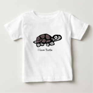 I Liebe Turtle Baby T-shirt