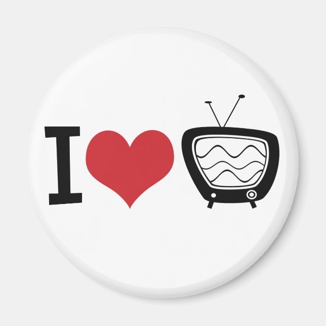 I LIEBE TV MAGNET (Vorne)