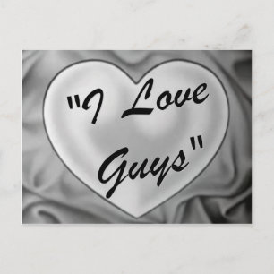 I Liebe Typ Postkarte