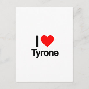 i Liebe tyron Postkarte