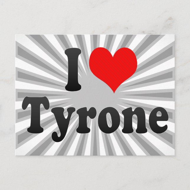 I Liebe Tyrone Postkarte (Vorderseite)