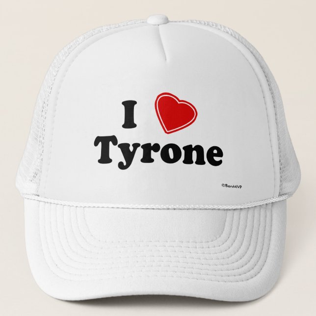 I Liebe Tyrone Truckerkappe (Vorderseite)