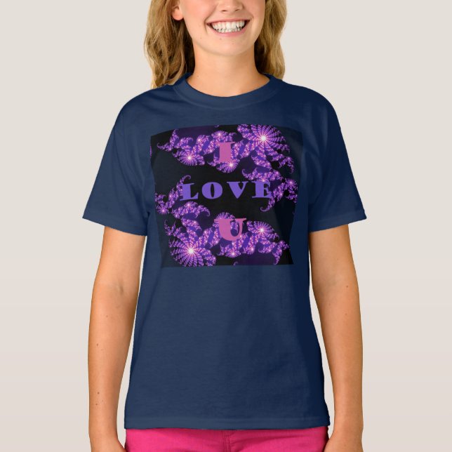 I Liebe U Hakuna matata Kleinkind Langschläfer TSh T-Shirt (Vorderseite)