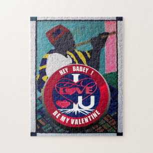 ...I LIEBE U MIT ALL MEINEM HERZEN JIGSAH PUZZLE