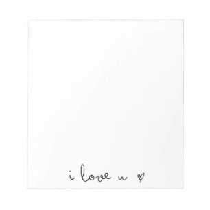 i Liebe u Notizblock