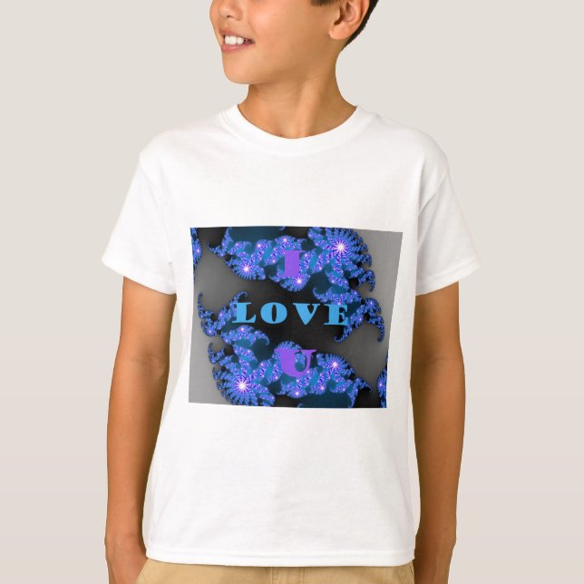 I Liebe U.png T-Shirt (Vorderseite)