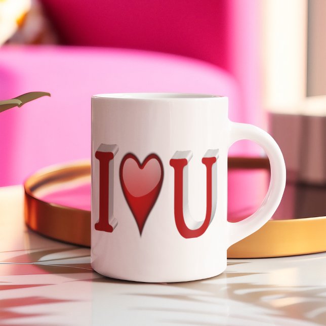 I LIEBE U VALENTINSTAG KAFFEETASSE (Von Creator hochgeladen)