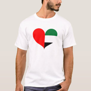 I Liebe UAE-Flagge T-Shirt