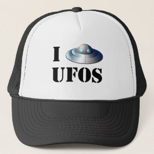 I Liebe UFOs Hut Truckerkappe