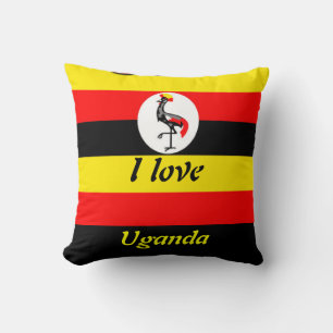 I Liebe Uganda American Mojo Kissen