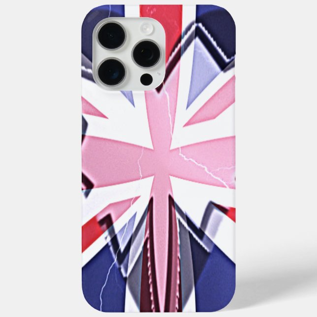 "I Liebe UK" Art Print Case-Mate iPhone Hülle (Rückseite)
