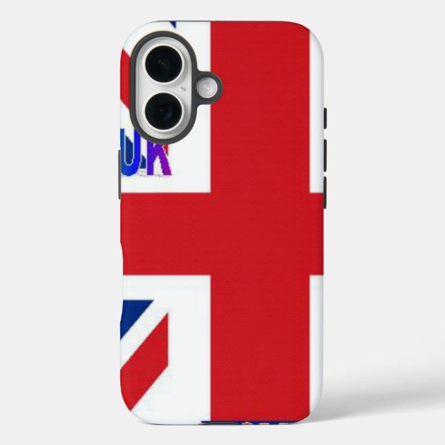 I Liebe UK Art Print Case-Mate iPhone Hülle (Rückseite)