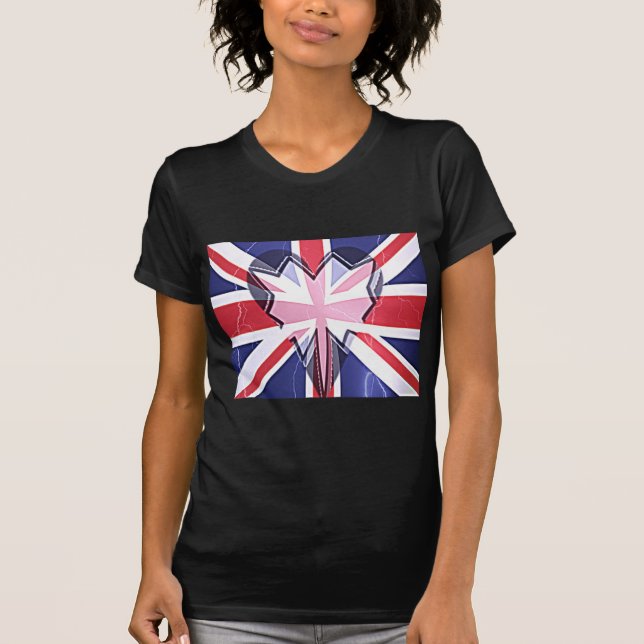"I Liebe UK" Art Print T-Shirt (Vorderseite)