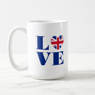 I LIEBE UK KAFFEETASSE