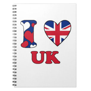 I LIEBE UK NOTIZBLOCK